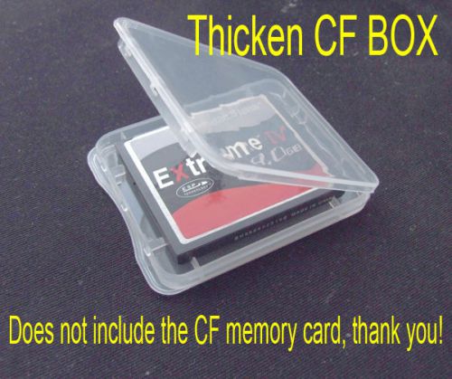 10PCS thick PP environmental plastic box Case for digital camera CF Memory card