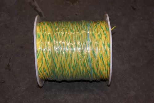 Alpha wire specialty wire yel/grn 7035 14 awg stranded 300 volt 1000 feet for sale