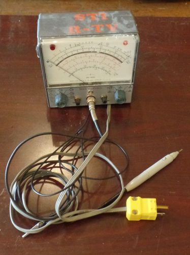 Vintage RCA Senior Voltohmyst WV-98C Multimeter With VIZ WG-299E Probe