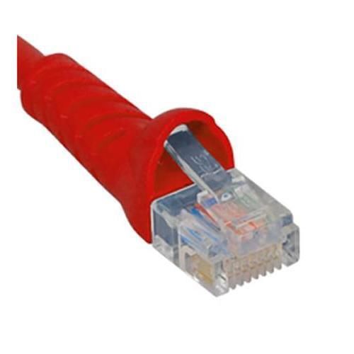 ICC ICPCSJ25RD PATCH CORD, CAT 5E, MOLDED BOOT, 25&#039; RD