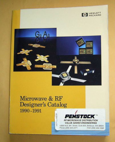 Microwave &amp; RF Designer&#039;s Catalog 1990-1991 Hewlett Packard