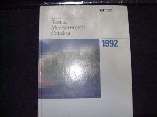HP Test and Measurement Catalog 1992