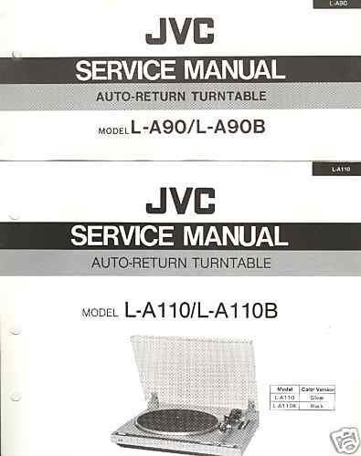 JVC SERVICE MANUAL L-A110/B L-A90/B FREE US SHIP