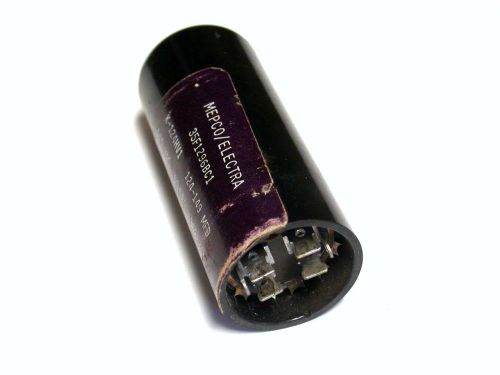Brand new mepco / electra capacitor 165vac 60cps 124-149mfd k124hv1 for sale