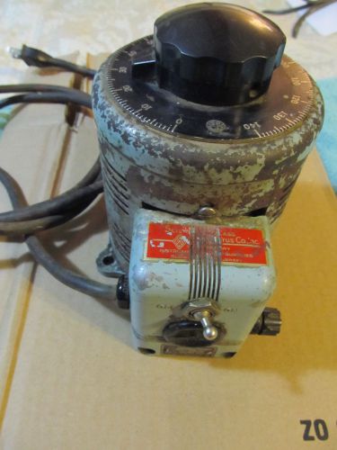 Superior Electric Type 116 Powerstat Variable Transformer OUT 0-140vac 7.5 Amp