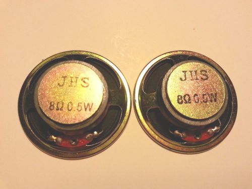 2 Speakers - JHS 2 Inch / 8 Ohm / 0.5 watt