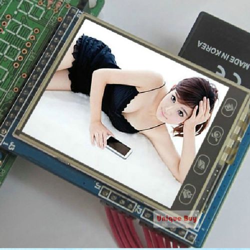 2.2&#034; TFT LCD Module + Touch Panel Screen + SD Card Cage + PCB Adpater