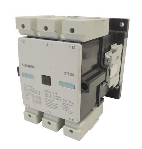 Siemens 110a 600v magnetic contactor 3p 125hp/120v coil 3tf5011-0ak6/ warranty for sale