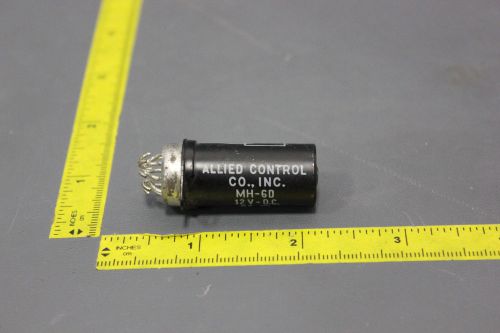 NEW ALLIED CONTROL MI SPEC RELAY MH-6D 12VDC 82ohm DPDT 5A 26.5VDC (S18-T-25A)
