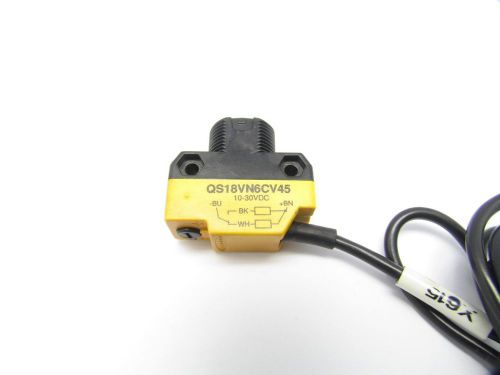 Banner QS18VN6CV45 Convergent Sensor/ Cable 10-30VDC