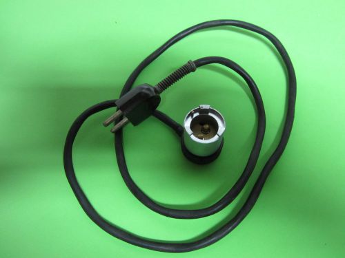 MICROSCOPE PART CARL ZEISS LAMP HOLDER cord illuminator GERMANY #1 as is