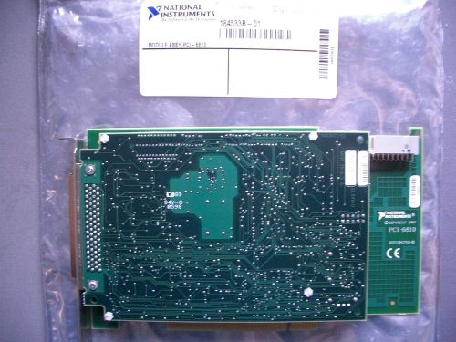 National Instruments NI PCI-6810 High Speed serial digital data acquisition card