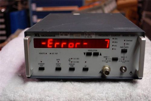 XL Microwave 3260 Frequency Counter 26.5 GHZ Read!!
