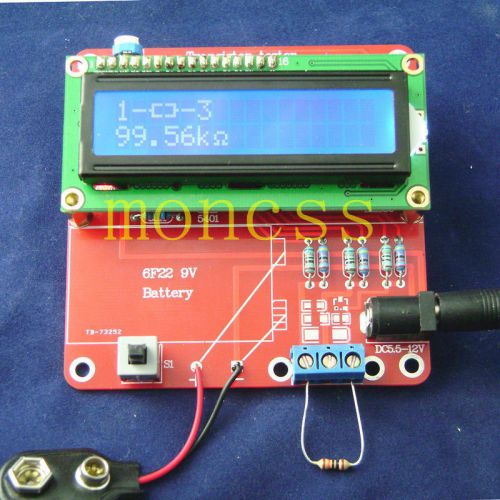 Latest Capacitance ESR Inductance Resistor LC Meter NPN PNP Mosfet M168 Soldered