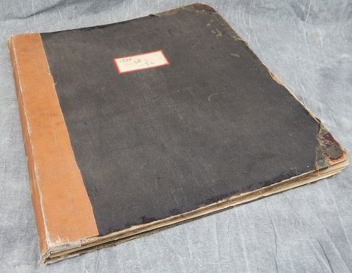 1894/95/96 Payroll Journal for Fort Wayne Electric Co. Famous volt &amp; Amp Meters