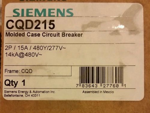 Siemens cqd215 15 480_277v