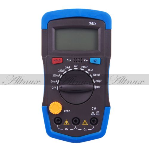 Handheld lcd displaydigital capacitance capacitor cap meter tester for sale