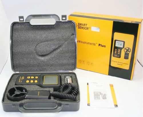 Ar826+ anemometer air flow meter wind speed gauge tester 0.3~45m/s new in box for sale