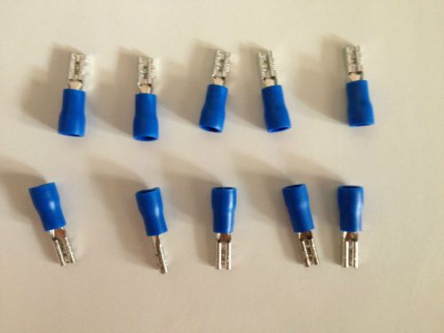 50pcs female insulated wire spade terminal fdd 2-110(8) for sale