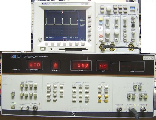 HP 8161A programmable pulse generator w/ options 020 (outputs A &amp; B) NIST-cal&#039;d