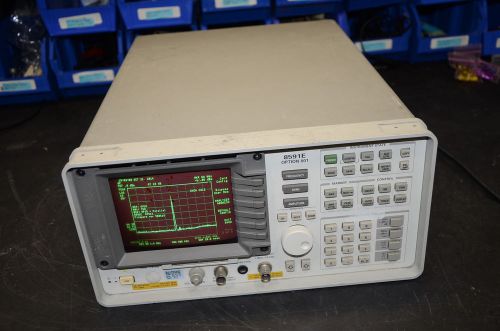 HP Spectrum Analyzer 1 MHz to 1.8 Ghz Options 001 004 041 Model# 8591E