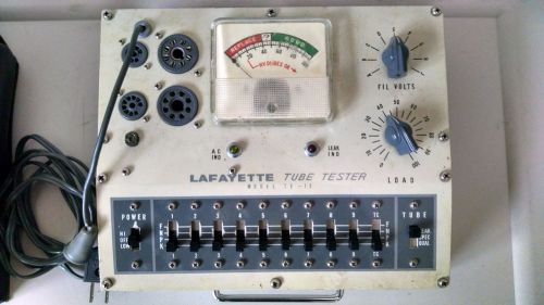 Lafayette Tube Tester Model TE-15 with black carrying bag