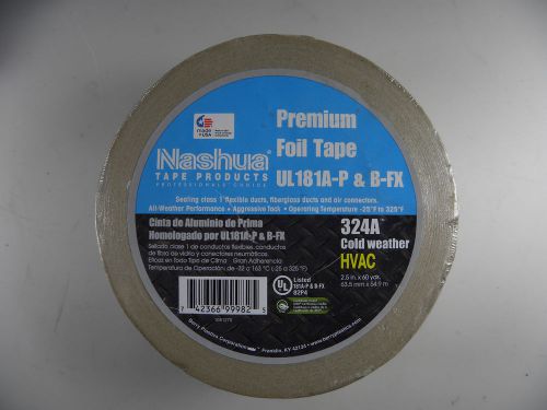 Nashua Premium Foil Tape UL181A-P &amp; B-FX 324 A Cold Weather hvac