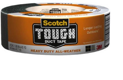 3M Scotch Tough 2&#034; x 45 YD, Gray/Silver, Heavy Duty All Weather Duct Tape 2245-A