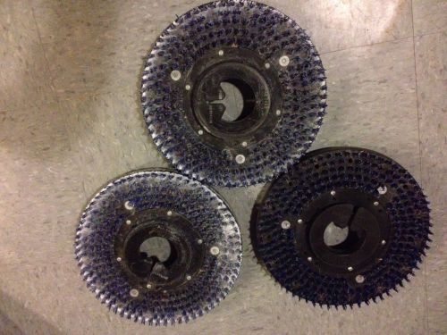 3 Floor Buffer Scrubber Pad Drivers 12&#034; With Pad Grab Attached   Used