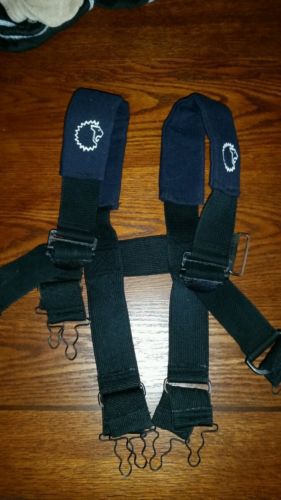 2 firefighter hoods and lion suspenders for sale