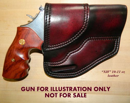 Gary C&#039;s Avenger OWB &#034;XH&#034; HOLSTER Smith &amp;Wesson L Frame 4&#034;  eXtra Heavy Leather
