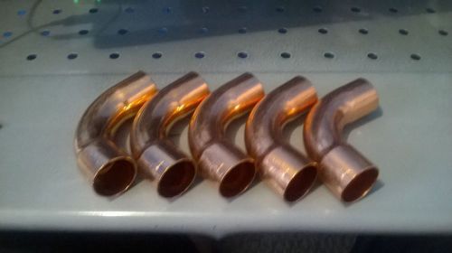 Copper Elbow  90 degrees MALE/FEMALE   1-1/8&#034;  I.D.X O.D   HVAC  5 pcs.
