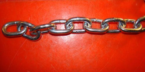 Cm 601834c20, 5/16&#034; proof coil chain, grade 30, 20 feet, 1900 lb, straight/ku4/ for sale