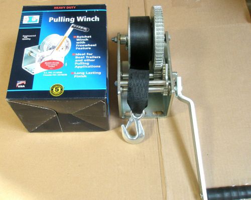 Dutton lainson dl2500as ratcheting pulling strap winch for boat &amp; trailer usa for sale