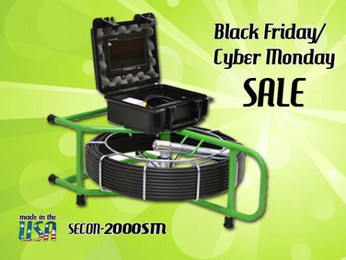 SEWER VIDEO PIPE DRAIN  INSPECTION SNAKE CAMERA w/512hz SONDE CYBER MONDAY SALE!