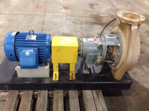 Flowserve pump grp 6x4x10 w/ 5hp 230/460v 3ph electric motor, 0903-4492-a, water for sale