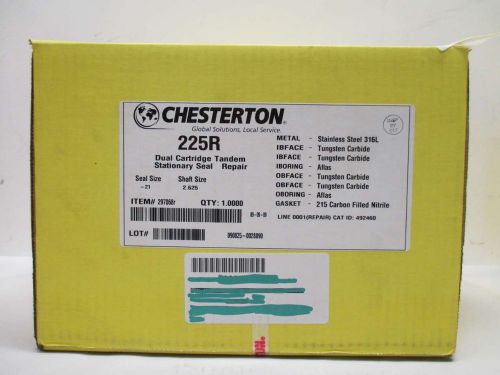NEW CHESTERTON 297068R 225R SIZE 21 2.625IN SHAFT STAINLESS PUMP SEAL D408480