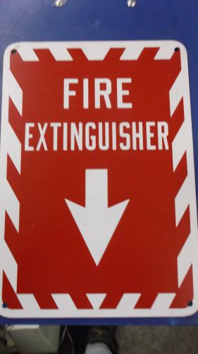 Fire Extinguisher, 7&#034; x 10&#034; sign  Metal/Aluminum ID9400\6-1