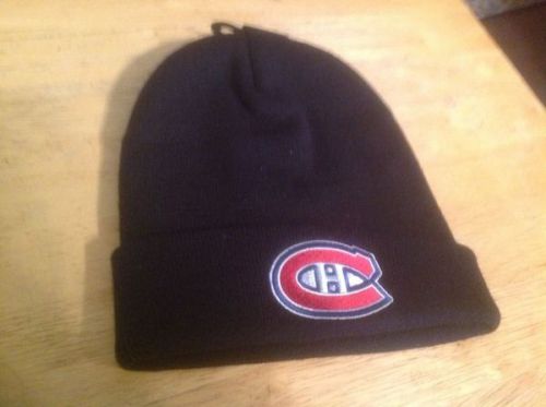 1 NEW MONTREAL CANADIANS LICENCED EMBROIDERED TOUQUE BEAINE