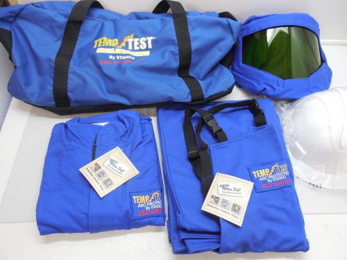 Stanco temp test arc flash protection kit small proective gear pants jacket hood for sale