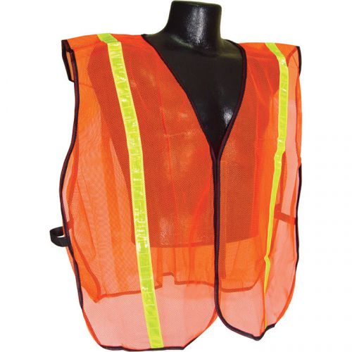 Radians Mesh Safety Vest with 1in Reflective Tape -Orange, # SVO