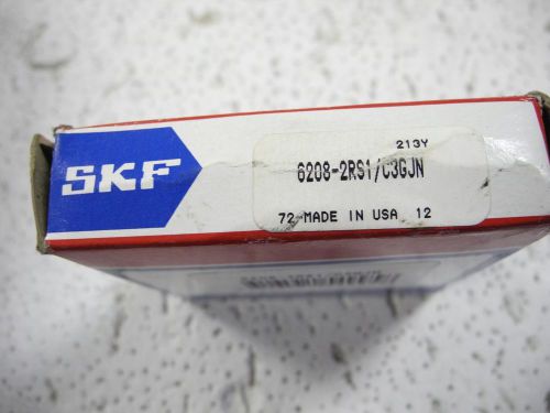Skf 6208-2rs1/c3gjn single row bearing - new for sale