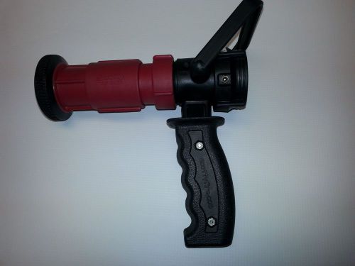 1.5&#034; NPT FIRE NOZZLE WITH GRIP AND BALE VALVE 1-1/2&#034; PIPE THREAD