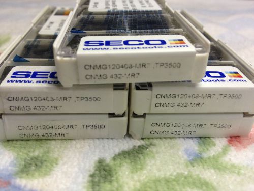 Seco cnmg 432-mr7 tp3500 120408-mr7 tp3500 carbide insert for sale