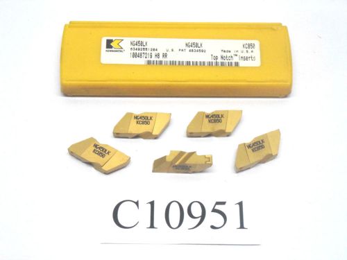 (5) new kennametal top notch carbide inserts ng450lk kc850 lot c10951 for sale