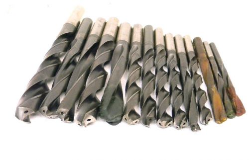 (lot &#034;y&#034;) lot of used usa s/shank coolant twist drills 1/2&#034; to 1-5/16&#034; x 16ths for sale