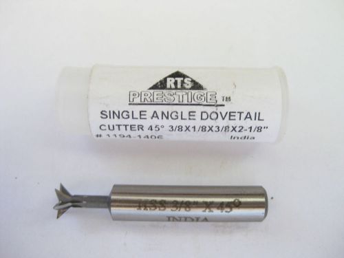New prestige 3/8 dovetail cutter 45° single angle 3/8 shank hss for sale