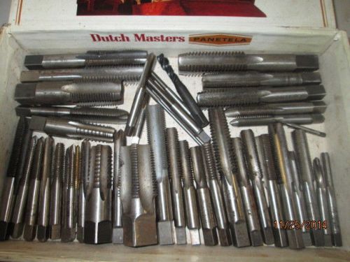 MACHINIST TOOLS LATHE MILL Large Lot of Taps for Threading Tapping