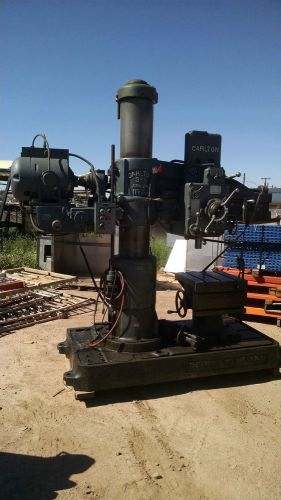 Carlton radial arm drill 11&#034; column x 36&#034; arm for sale