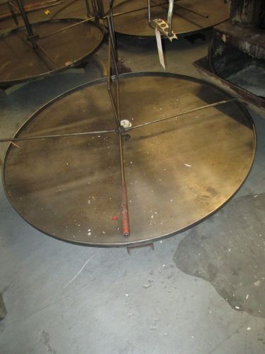 48&#034; Diameter Pan Type Horizontal Stock Payoff Reel - Coils feed to power press